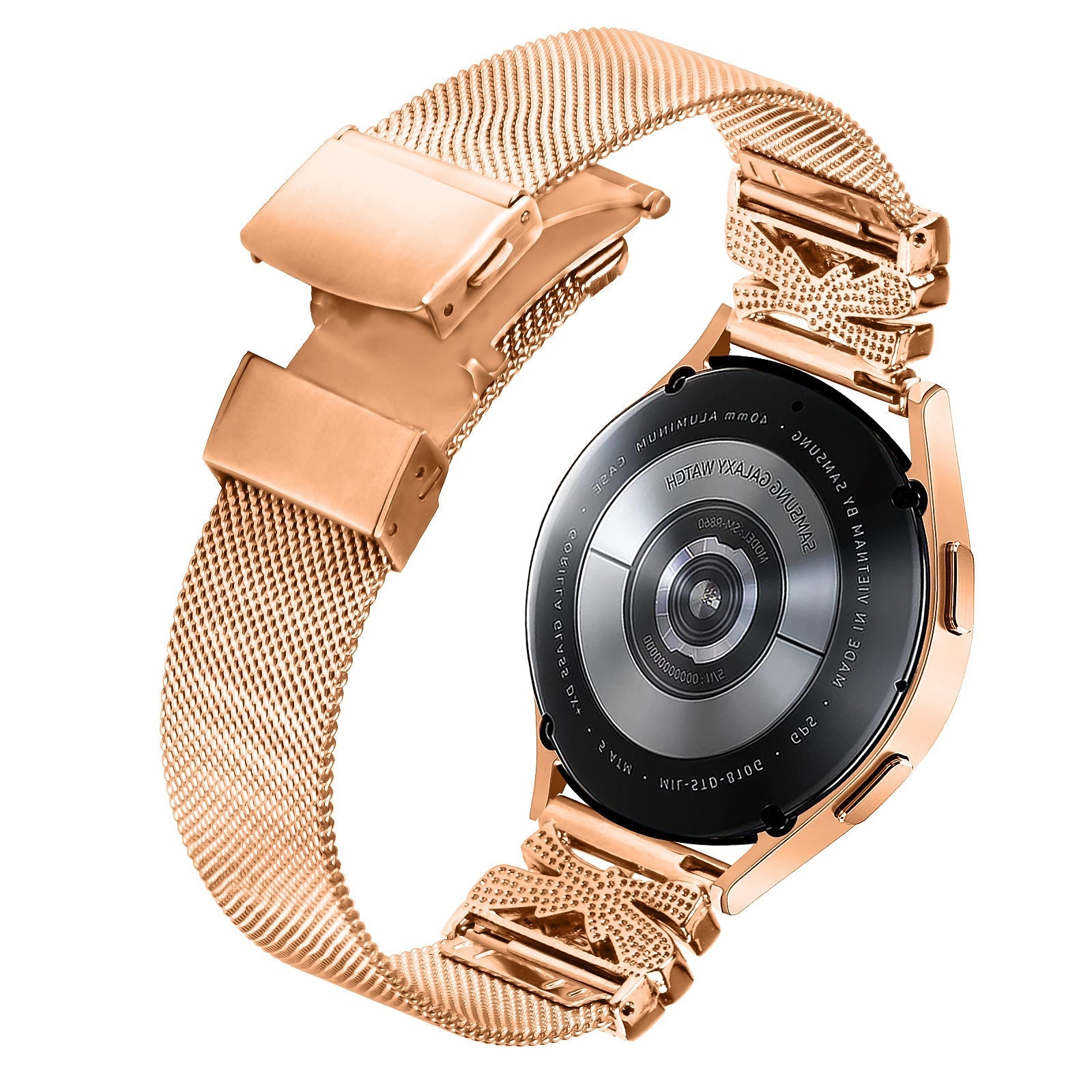 20 mm Quick Release Turtle Back Butterfly Mlianese Watch Band (LSZHYH-100)