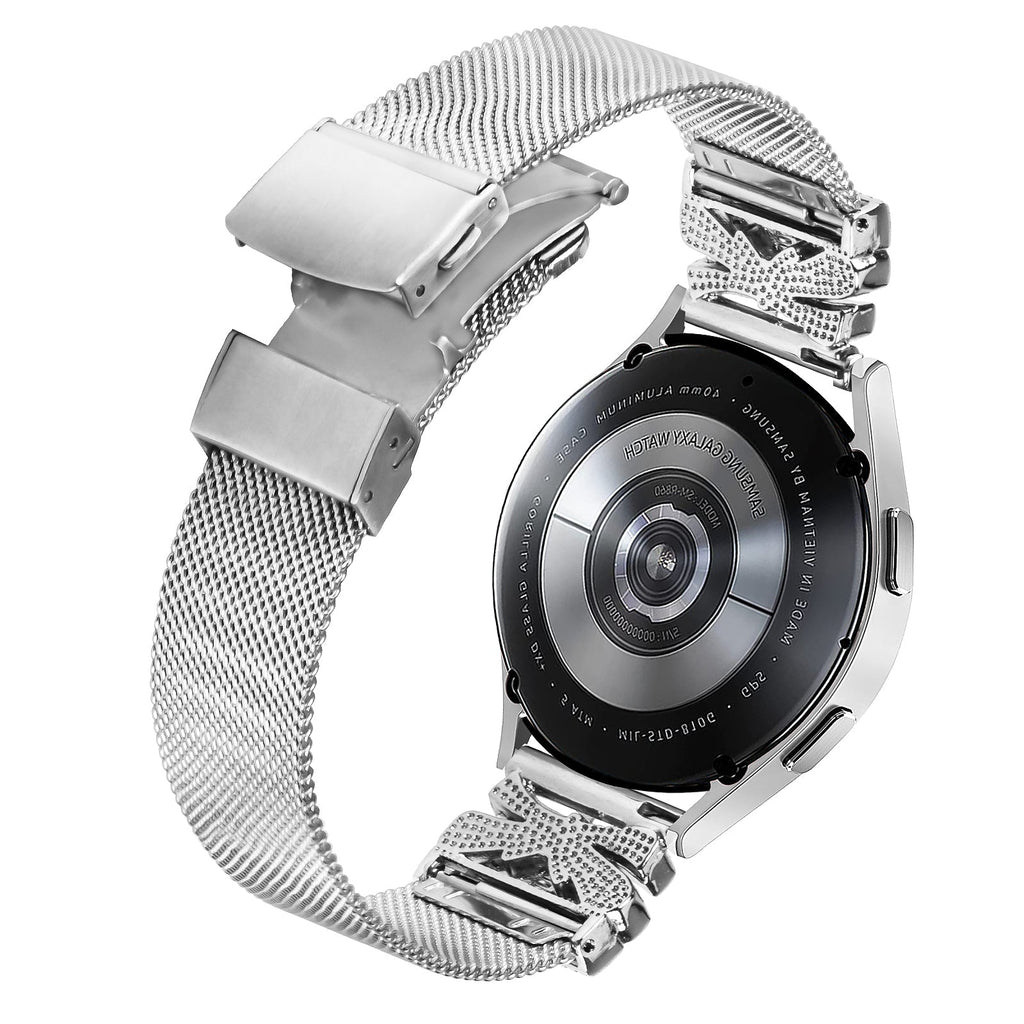 20 mm Quick Release Turtle Back Butterfly Mlianese Watch Band (LSZHYH-100)