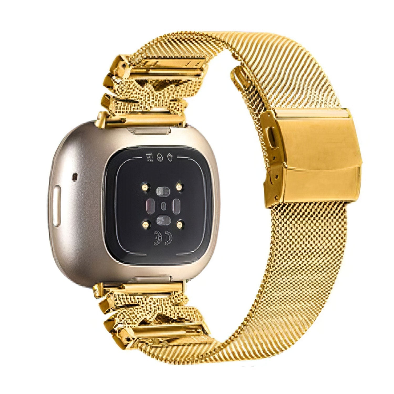 Fitbit Versa 4 Turtle Back Butterfly Mlianese Watch Band (LSZHYH-101)