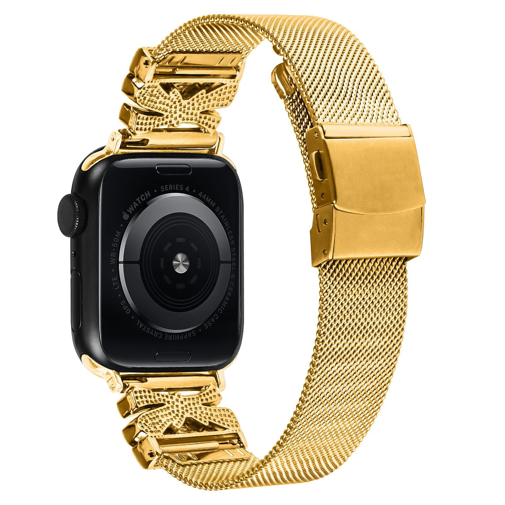 Apple Watch Turtle Back Butterfly Mlianese Watch Band (LSZHYH-103)