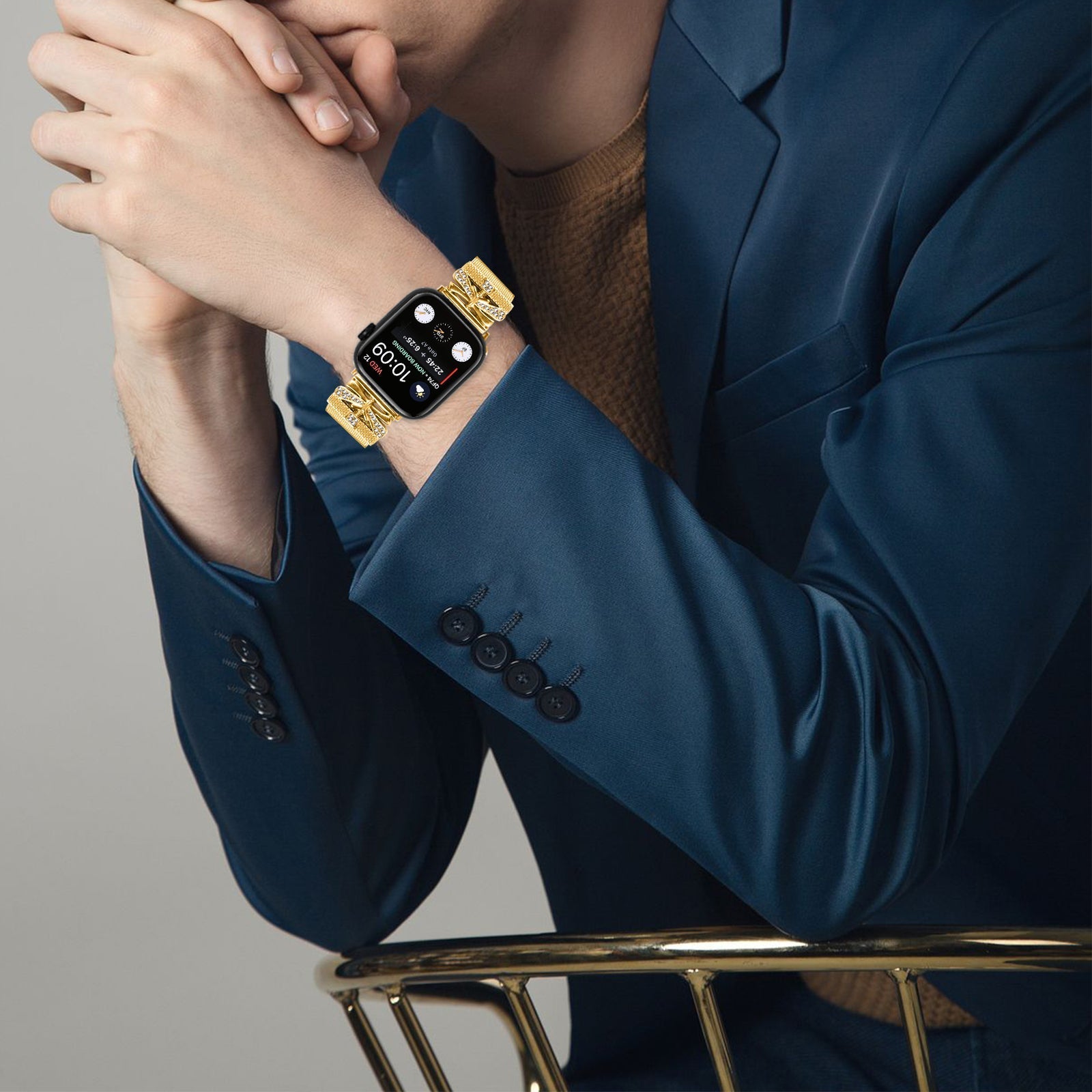 Apple Watch Turtle Back Butterfly Mlianese Watch Band (LSZHYH-103)