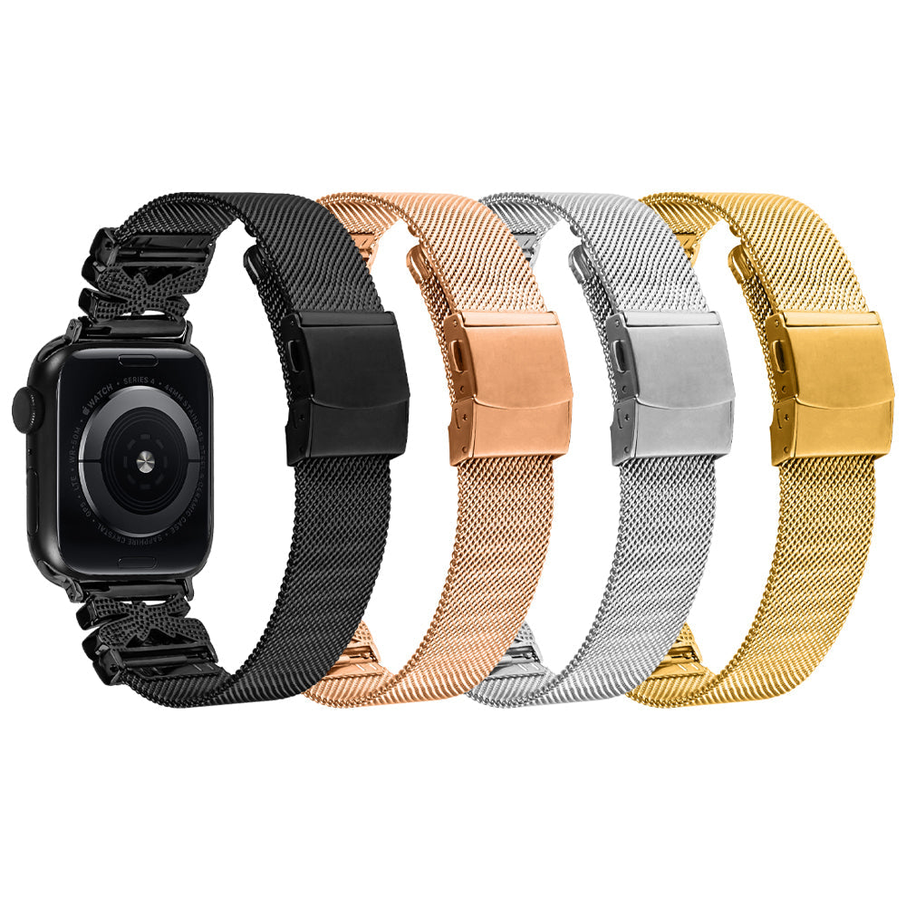 Apple Watch Turtle Back Butterfly Mlianese Watch Band (LSZHYH-103)