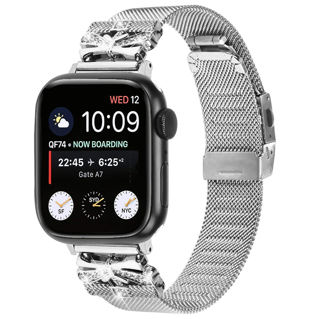 Apple Watch Turtle Back Butterfly Mlianese Watch Band (LSZHYH-103)