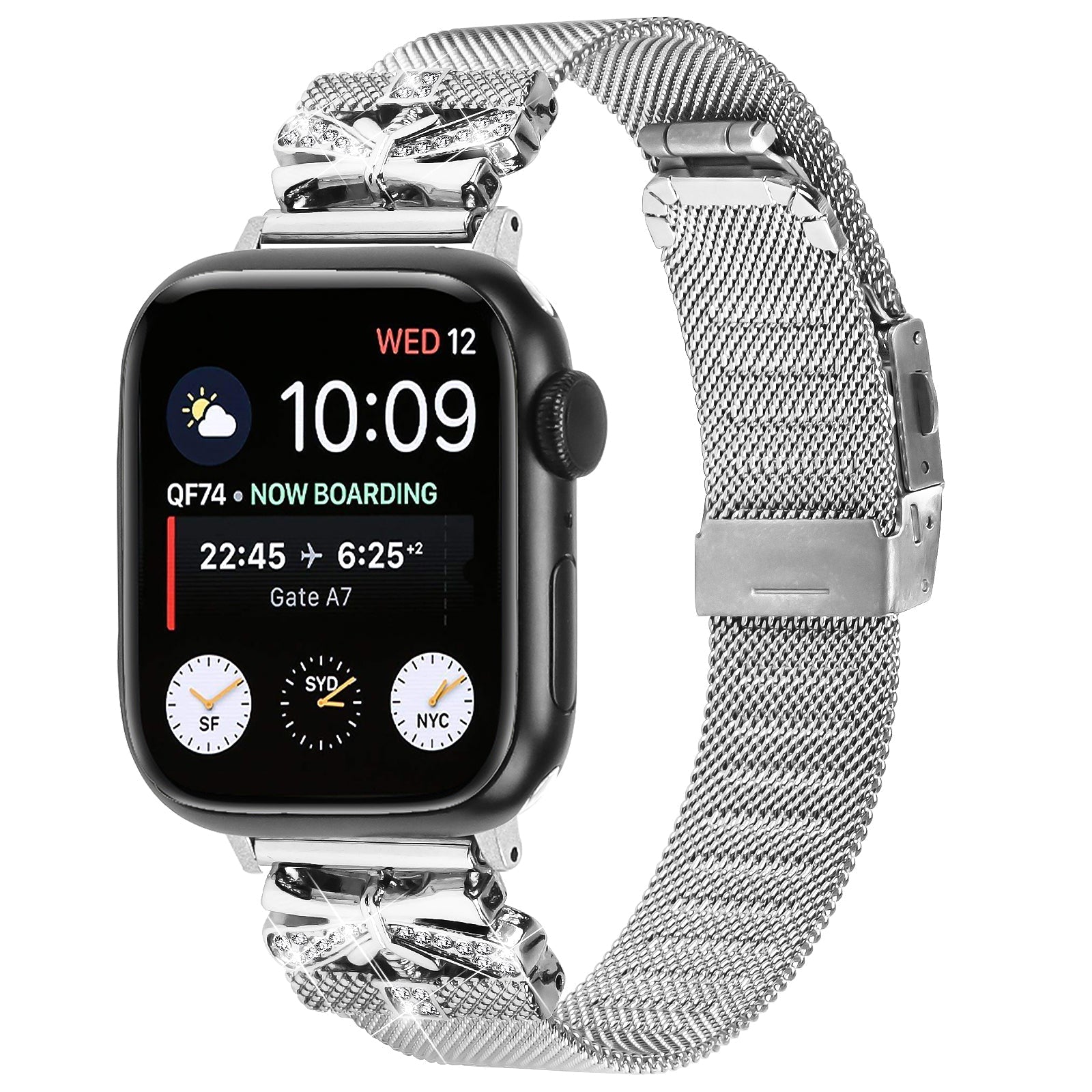 Apple Watch Turtle Back Butterfly Mlianese Watch Band (LSZHYH-103)