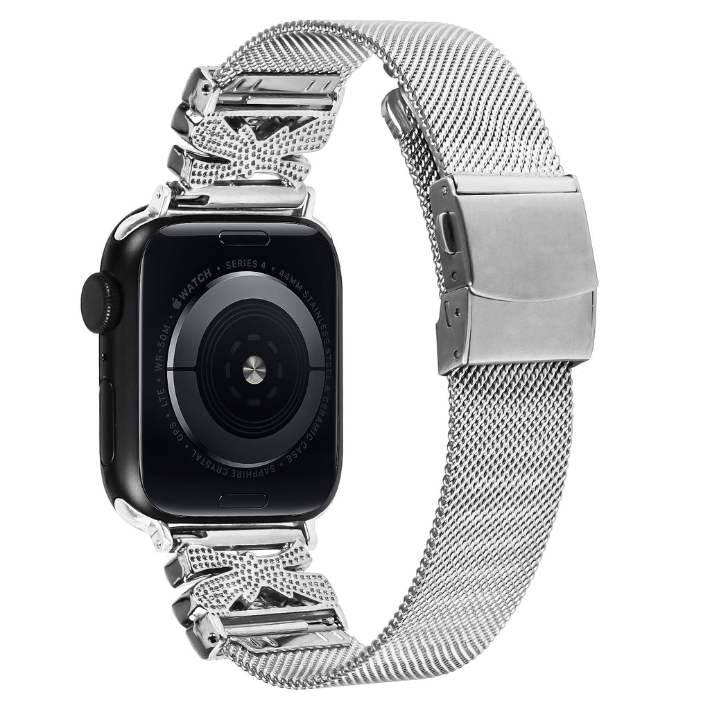 Apple Watch Turtle Back Butterfly Mlianese Watch Band (LSZHYH-103)