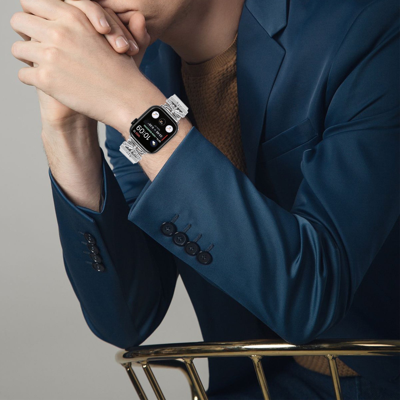 Apple Watch Turtle Back Butterfly Mlianese Watch Band (LSZHYH-103)