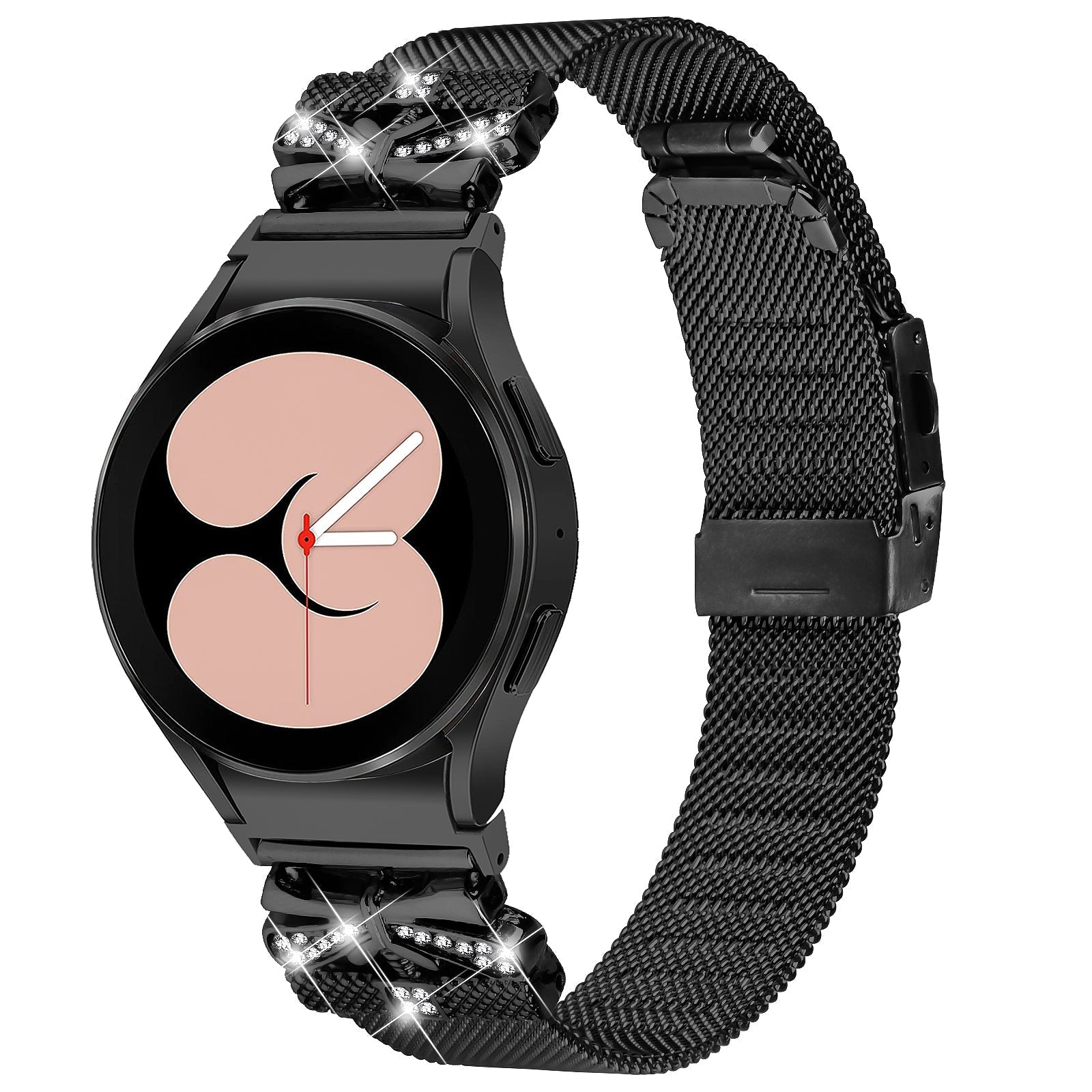 20 mm Quick Release Turtle Back Butterfly Mlianese Watch Band For Samsung (LSZHYH-104)