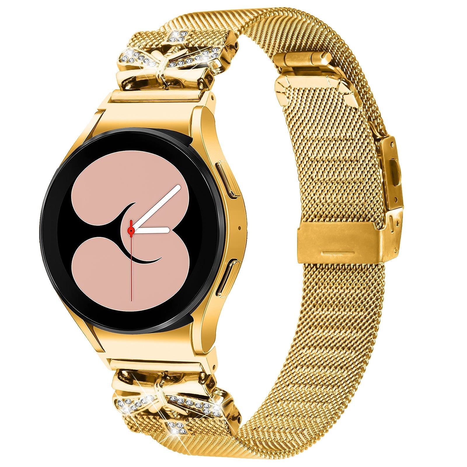 20 mm Quick Release Turtle Back Butterfly Mlianese Watch Band For Samsung (LSZHYH-104)