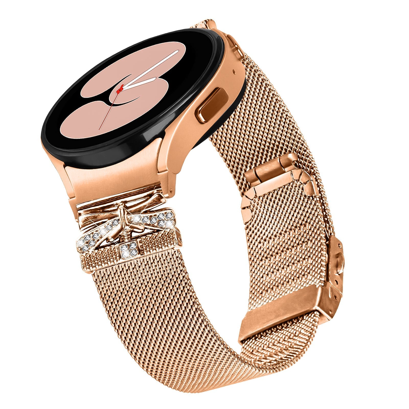 20 mm Quick Release Turtle Back Butterfly Mlianese Watch Band For Samsung (LSZHYH-104)