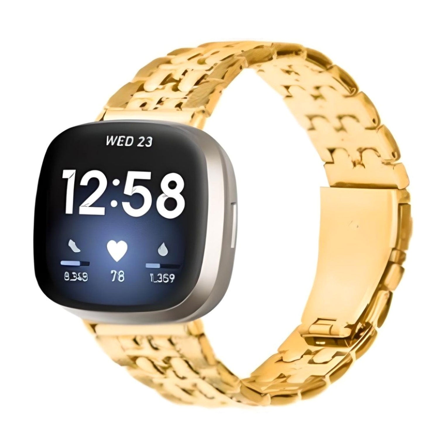 Fitbit Versa 4 Metal watch strap  (LSZHYH-106)
