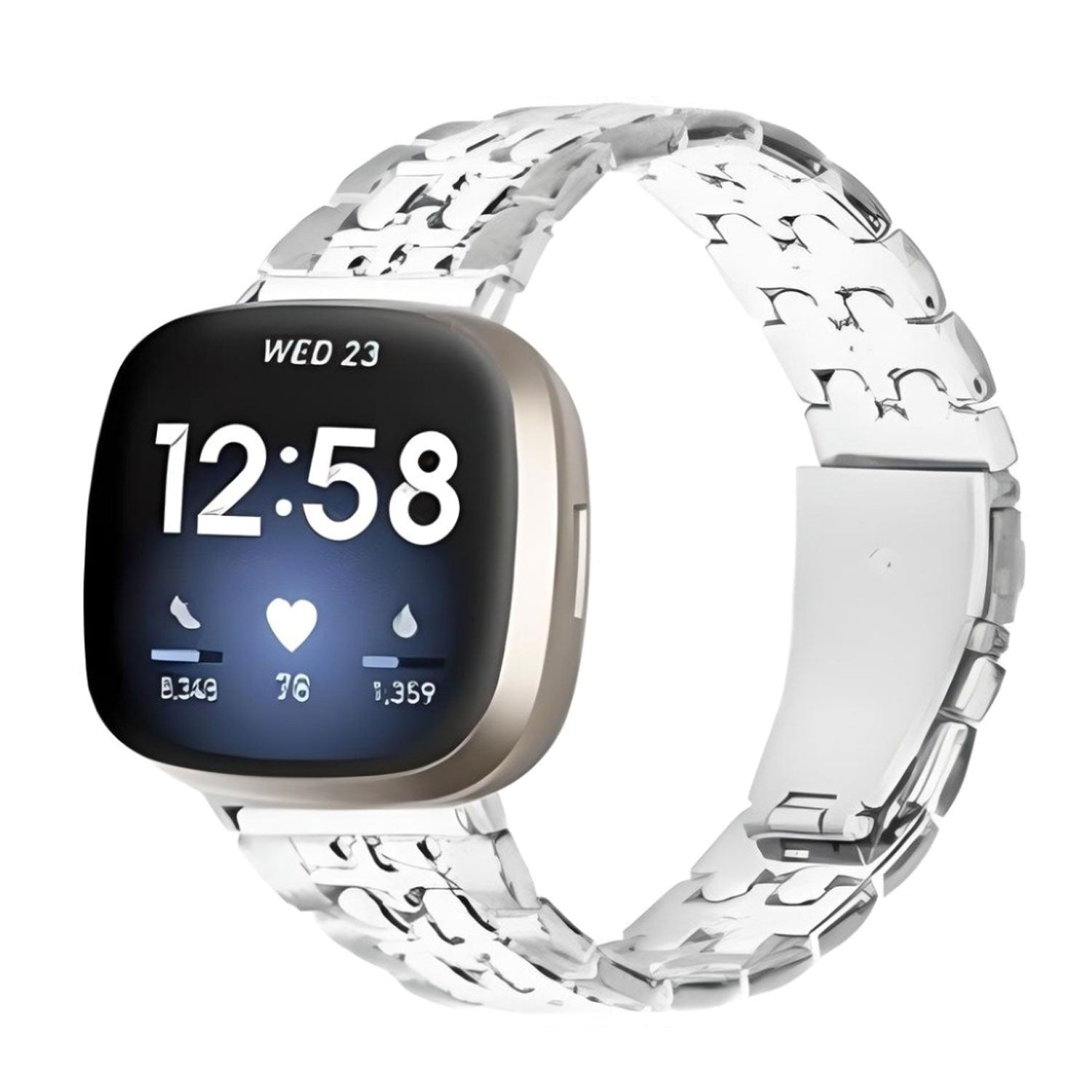 Fitbit Versa 4 Metal watch strap  (LSZHYH-106)