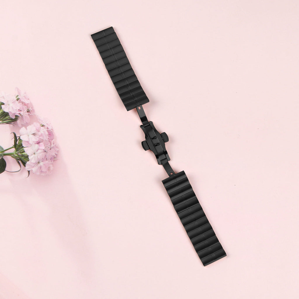 22 mm Quick Release Butterfly buckle Stainless steel watch strap (LSZHYH-112)