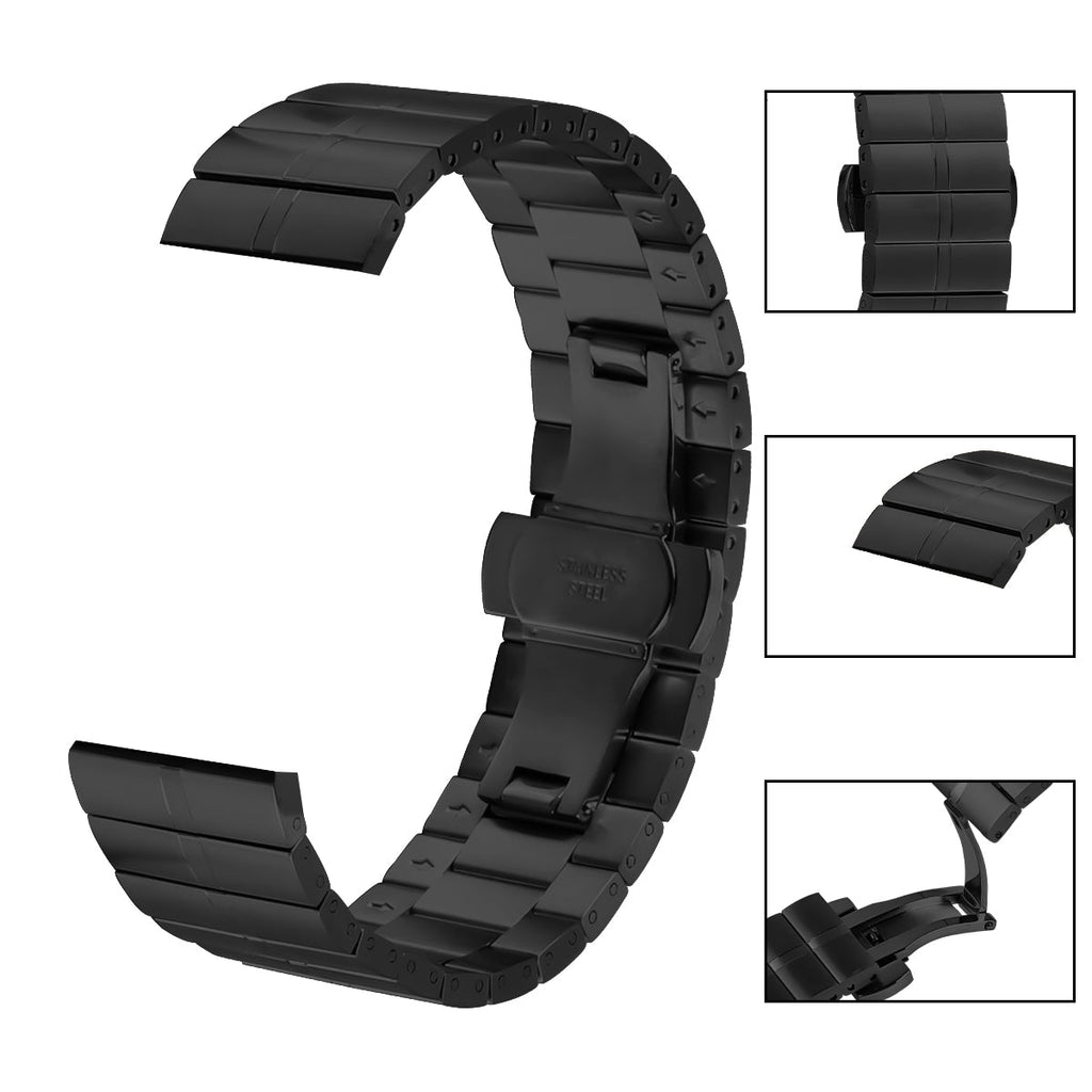 22 mm Quick Release Butterfly buckle Stainless steel watch strap (LSZHYH-112)
