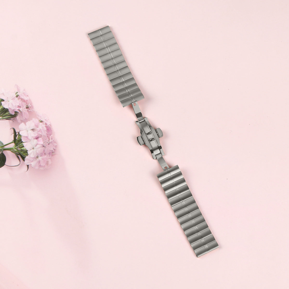 22 mm Quick Release Butterfly buckle Stainless steel watch strap (LSZHYH-112)