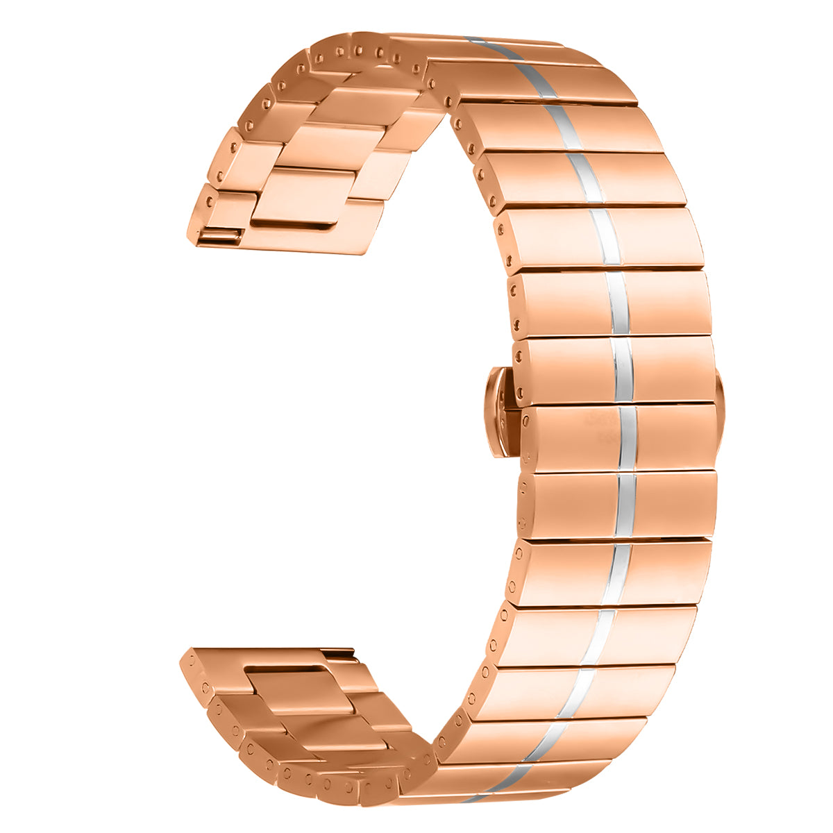 22 mm Quick Release Butterfly buckle Stainless steel watch strap (LSZHYH-112)