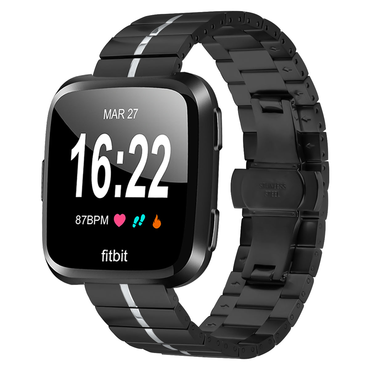 Apple Watch Butterfly buckle stainless steel watch strap (LSZHYH-113)