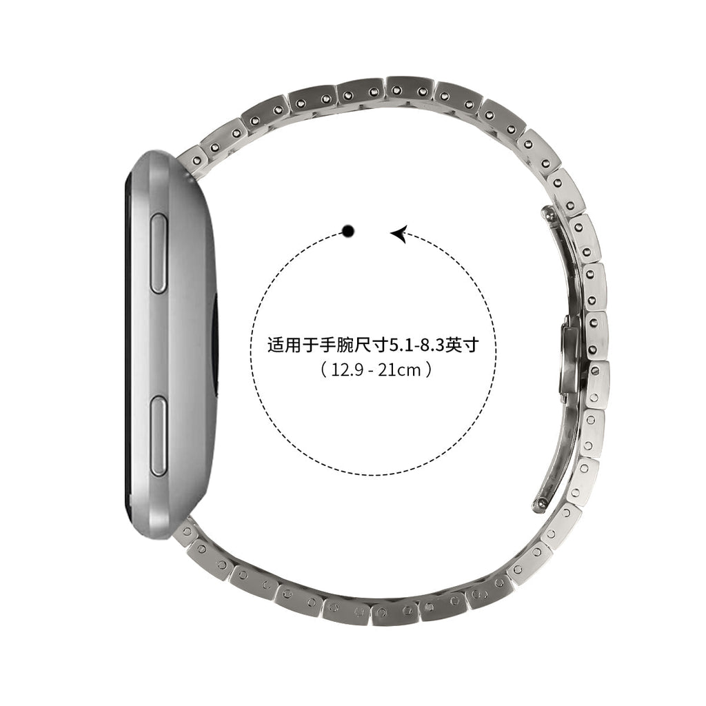 Apple Watch Butterfly buckle stainless steel watch strap (LSZHYH-113)