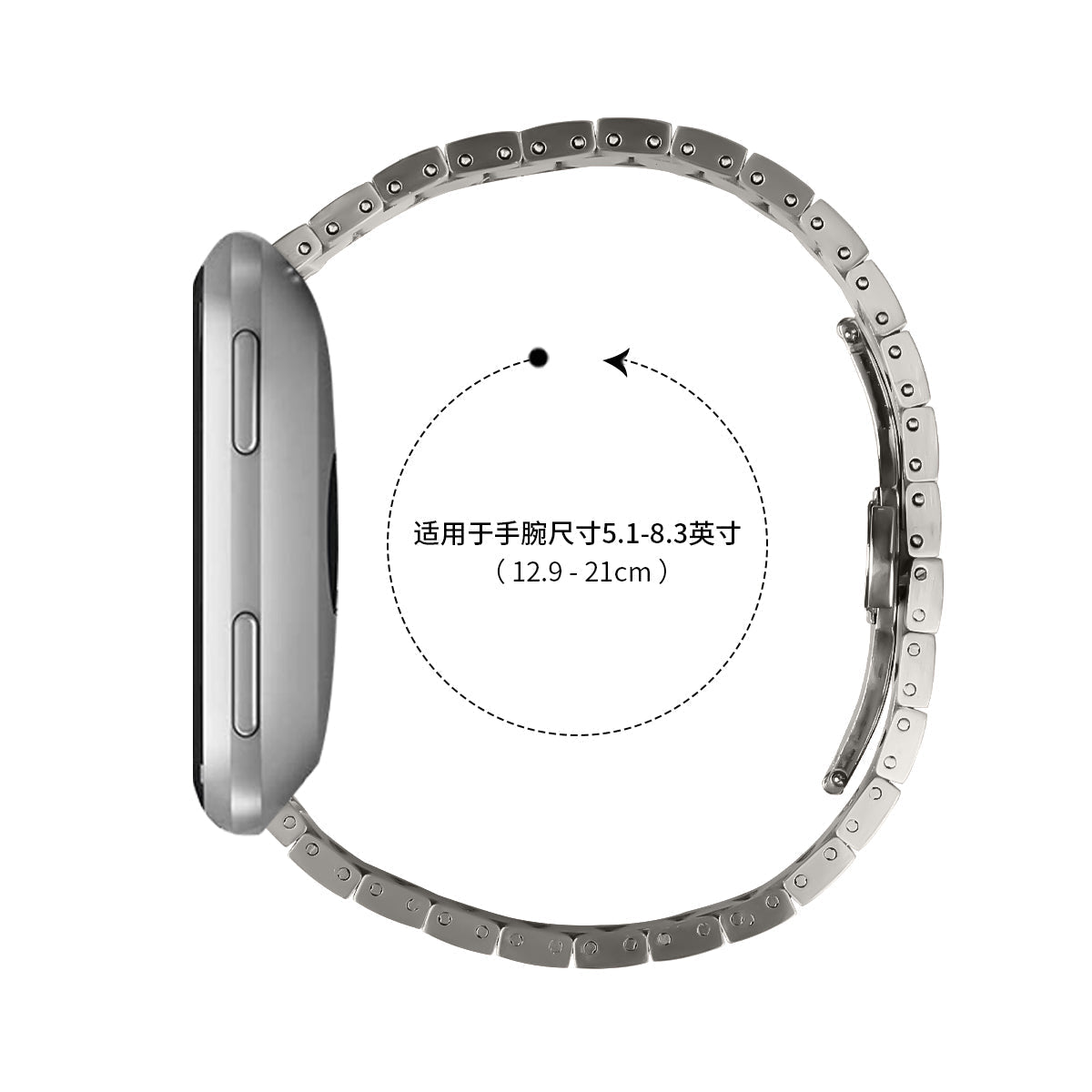 Apple Watch Butterfly buckle stainless steel watch strap (LSZHYH-113)
