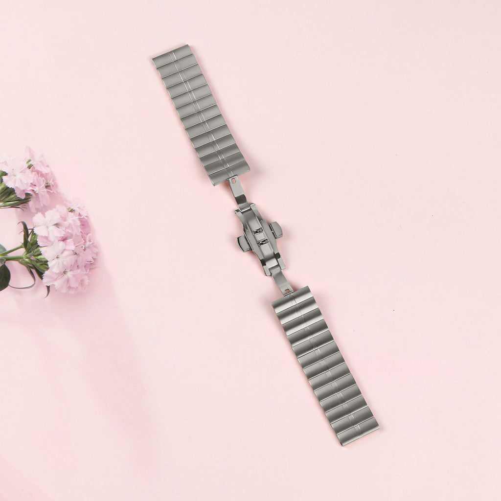 Apple Watch Butterfly buckle stainless steel watch strap (LSZHYH-113)