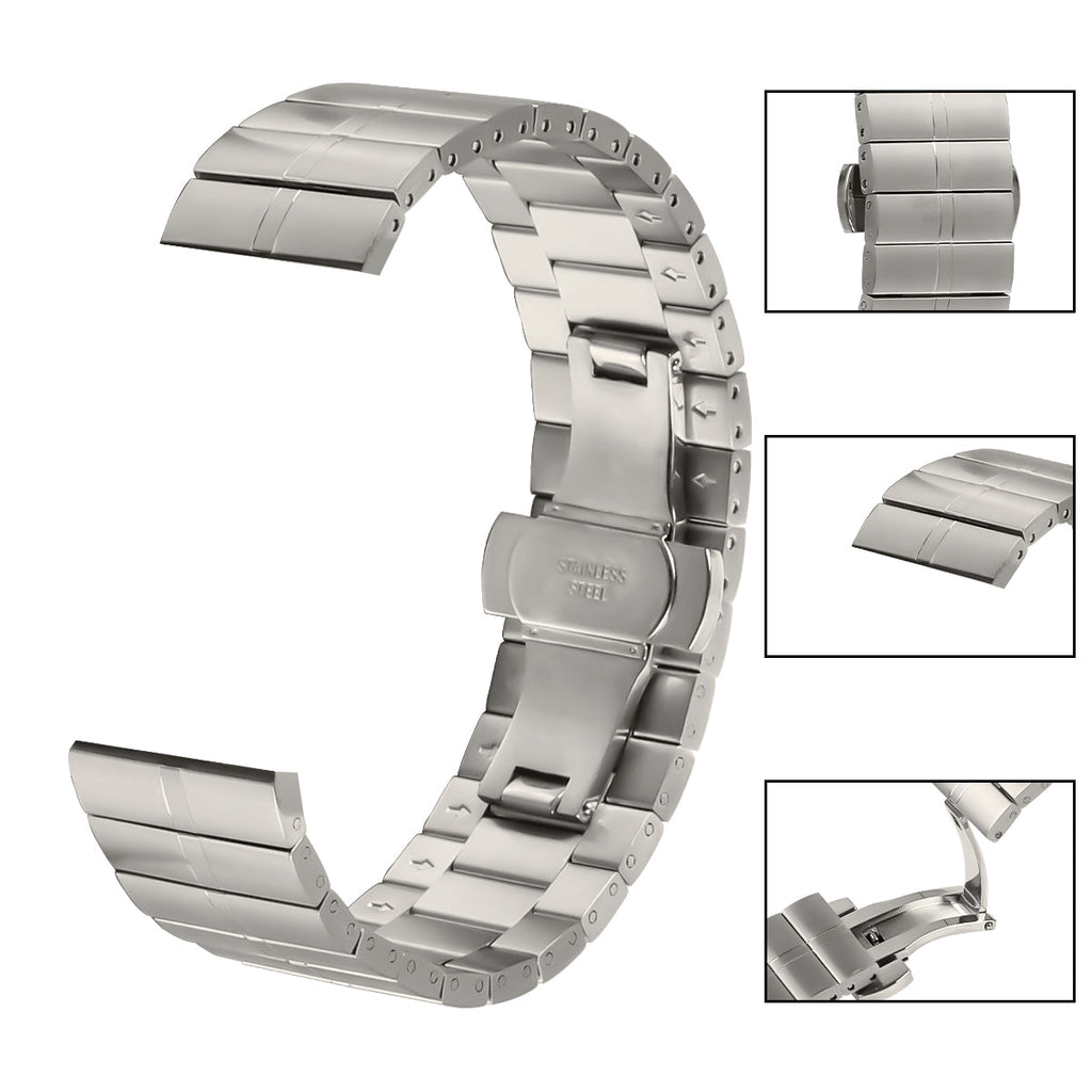 Apple Watch Butterfly buckle stainless steel watch strap (LSZHYH-113)