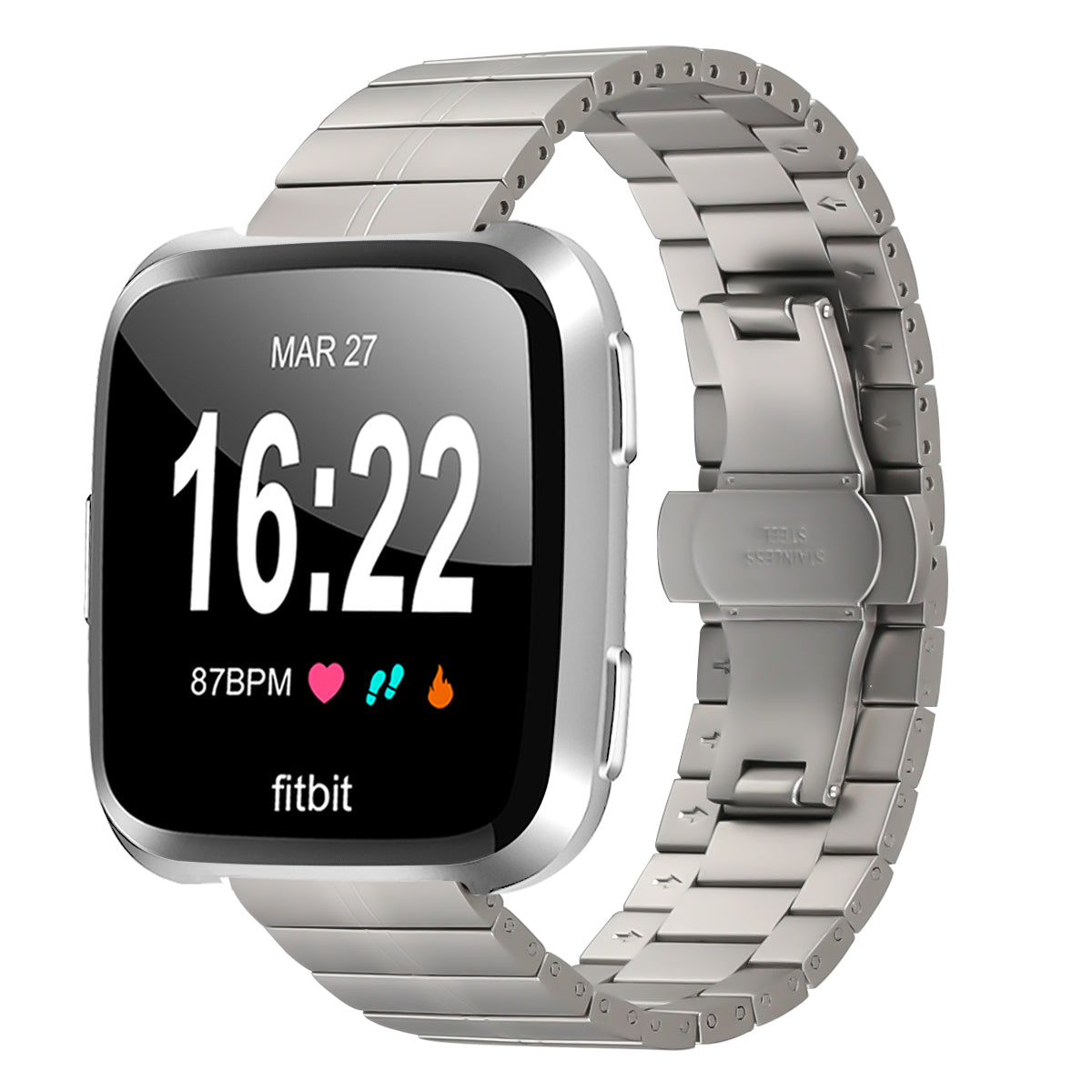 Apple Watch Butterfly buckle stainless steel watch strap (LSZHYH-113)