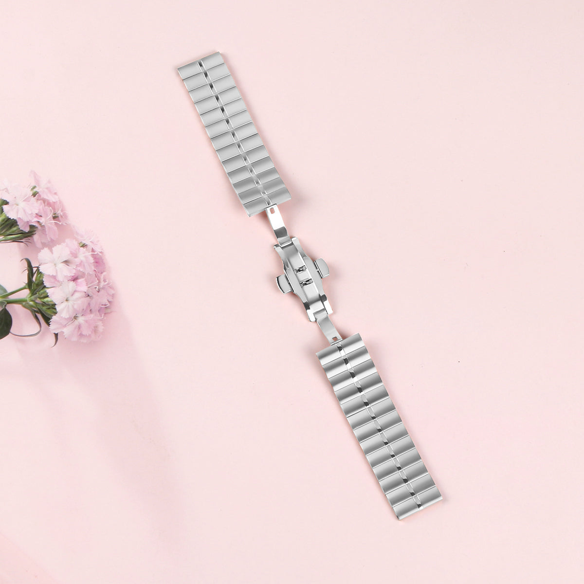 Apple Watch Butterfly buckle stainless steel watch strap (LSZHYH-113)