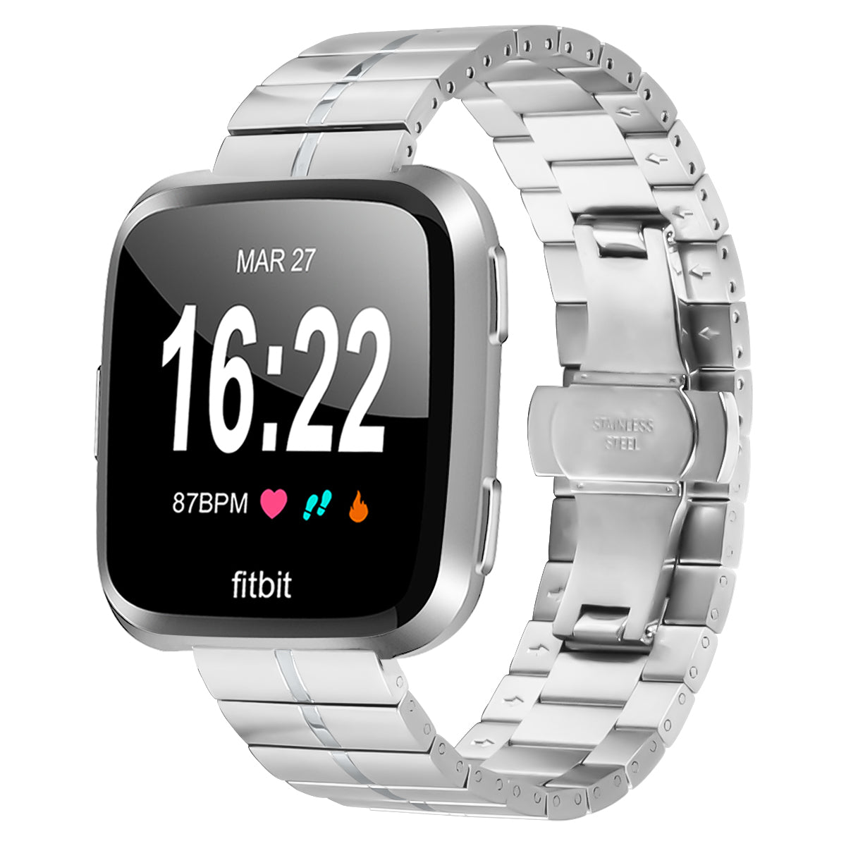 Apple Watch Butterfly buckle stainless steel watch strap (LSZHYH-113)
