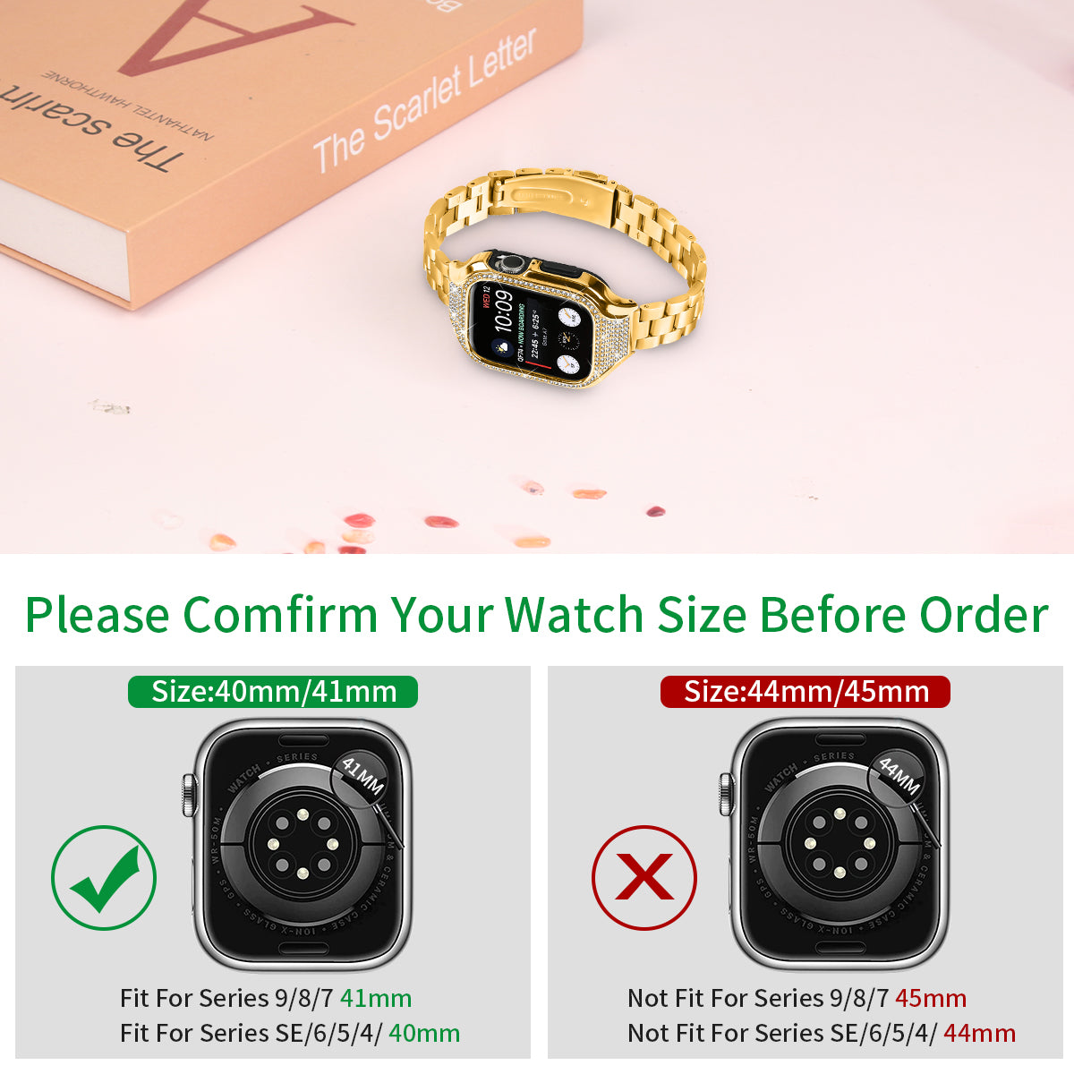 Apple Watch Rugged Stainless Steel Case and Band (LSZHYH-115)