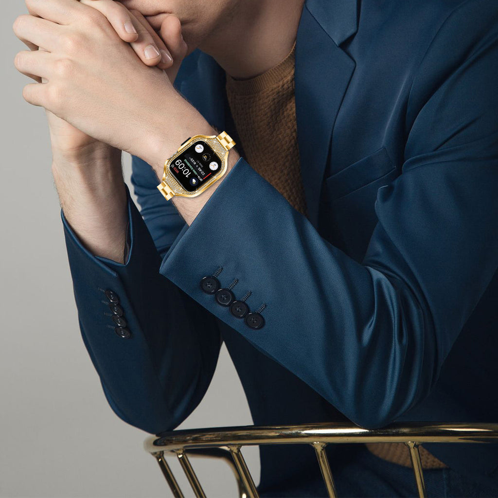 Apple Watch Rugged Stainless Steel Case and Band (LSZHYH-115)