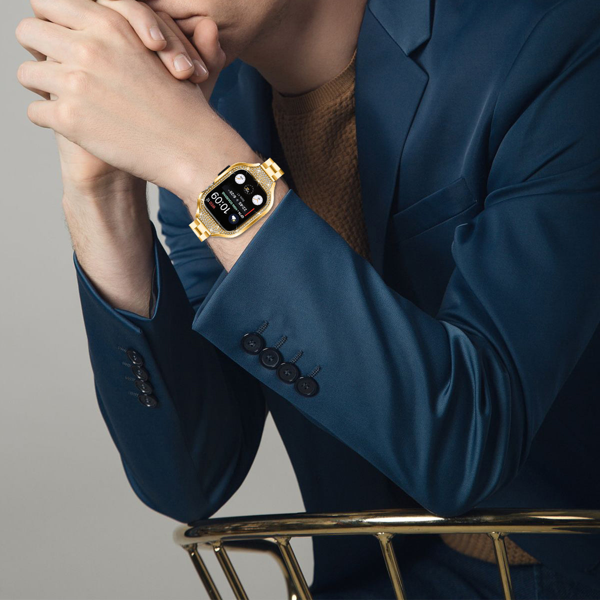 Apple Watch Rugged Stainless Steel Case and Band (LSZHYH-115)