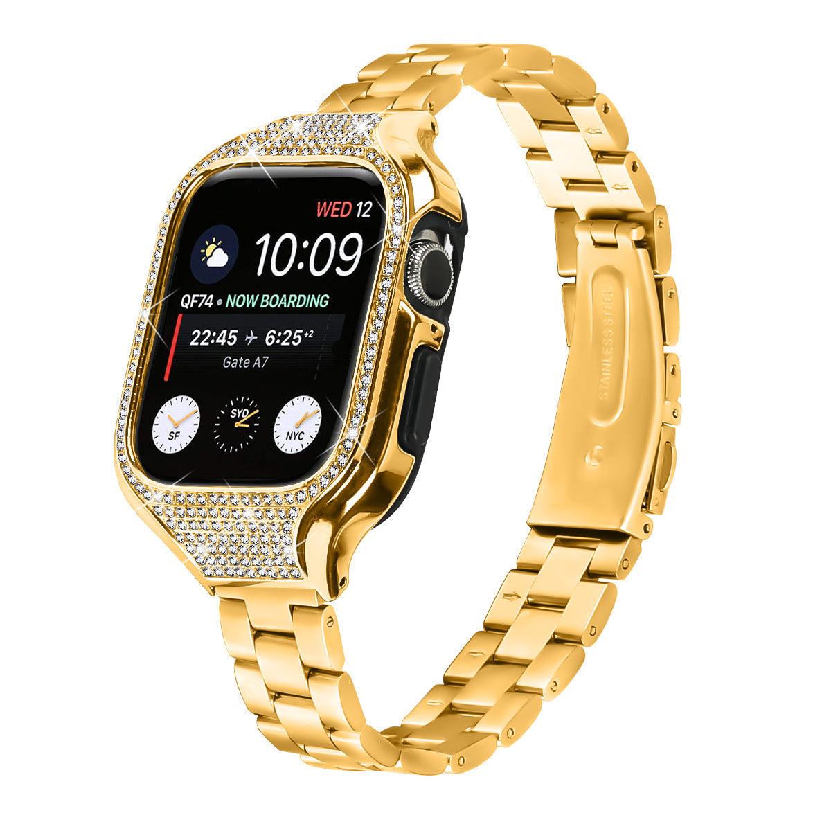 Apple Watch Rugged Stainless Steel Case and Band (LSZHYH-115)