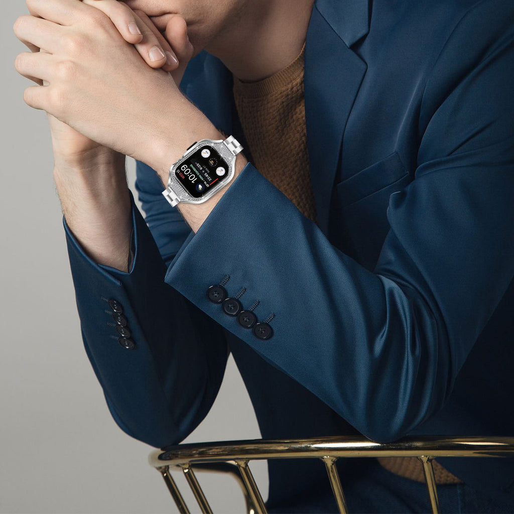 Apple Watch Rugged Stainless Steel Case and Band (LSZHYH-115)