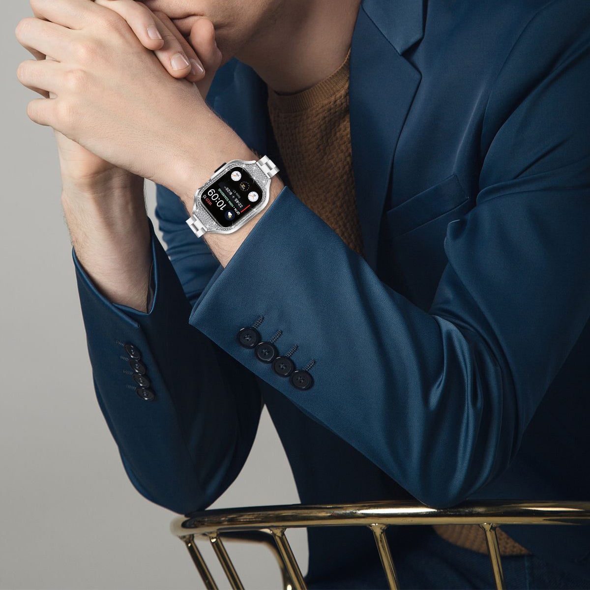 Apple Watch Rugged Stainless Steel Case and Band (LSZHYH-115)