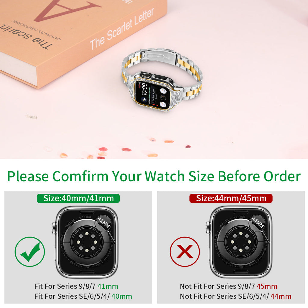 Apple Watch Rugged Stainless Steel Case and Band (LSZHYH-115)