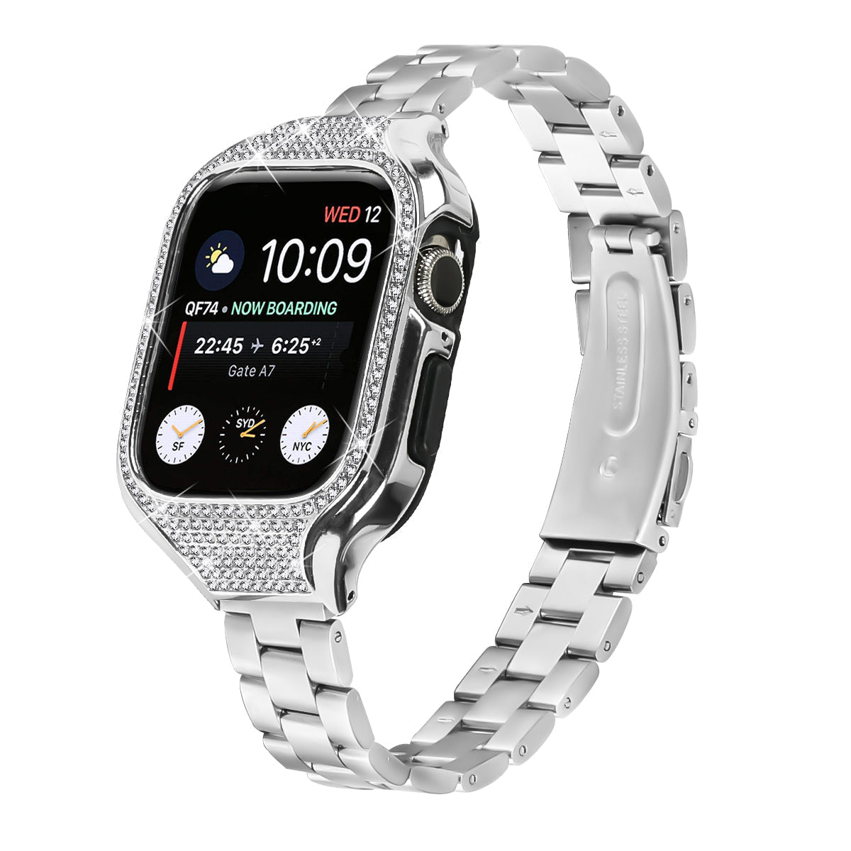 Apple Watch Rugged Stainless Steel Case and Band (LSZHYH-115)