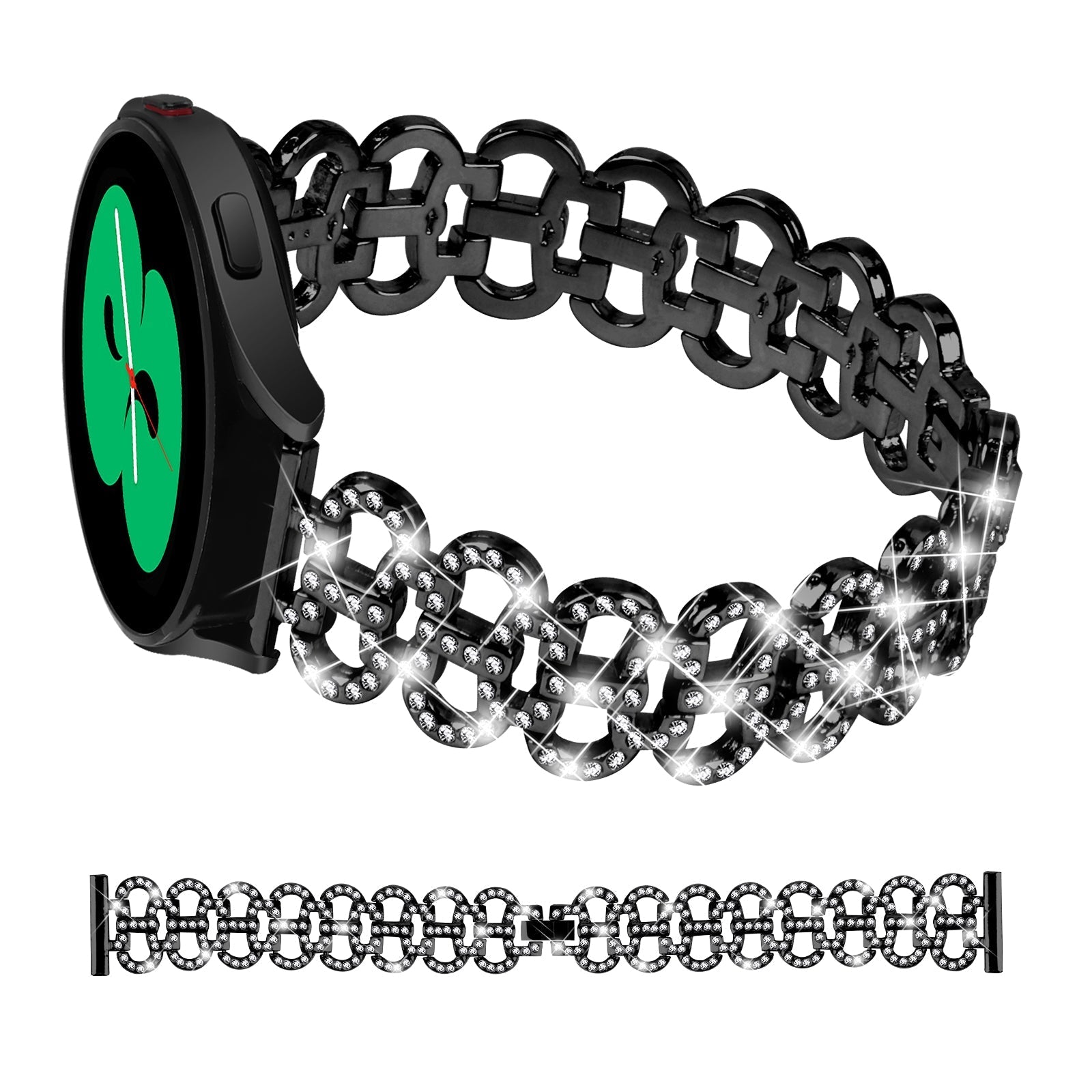 20 mm Quick Release Stainless steel With Diamond Watch Strap (LSZHYH-H001)