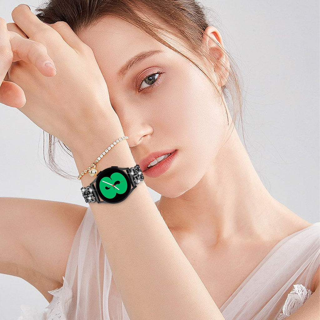 20 mm Quick Release Stainless steel With Diamond Watch Strap (LSZHYH-H001)