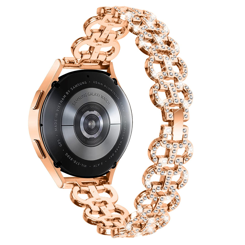 20 mm Quick Release Stainless steel With Diamond Watch Strap (LSZHYH-H001)