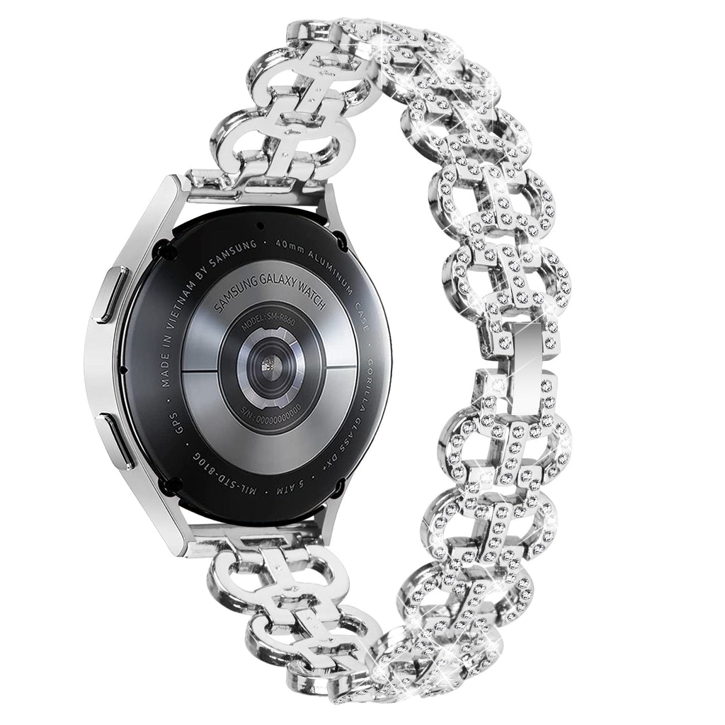 20 mm Quick Release Stainless steel With Diamond Watch Strap (LSZHYH-H001)