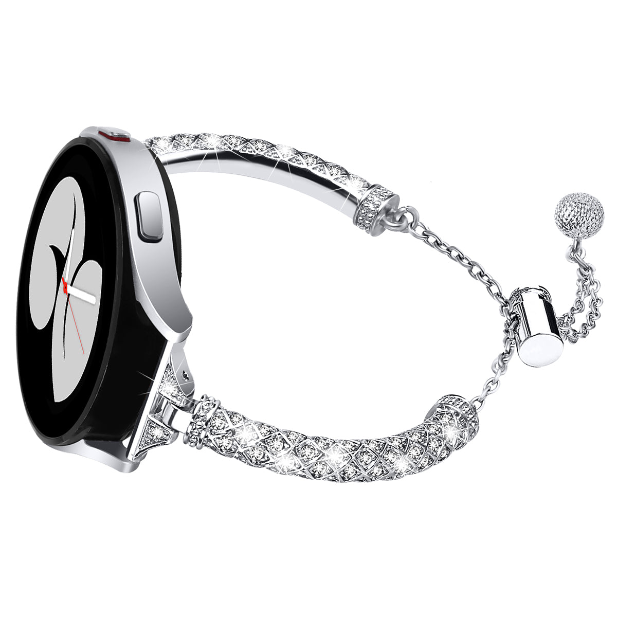20 mm Quick Release Stainless steel With Diamond Watch Strap (LSZHYH-L005)