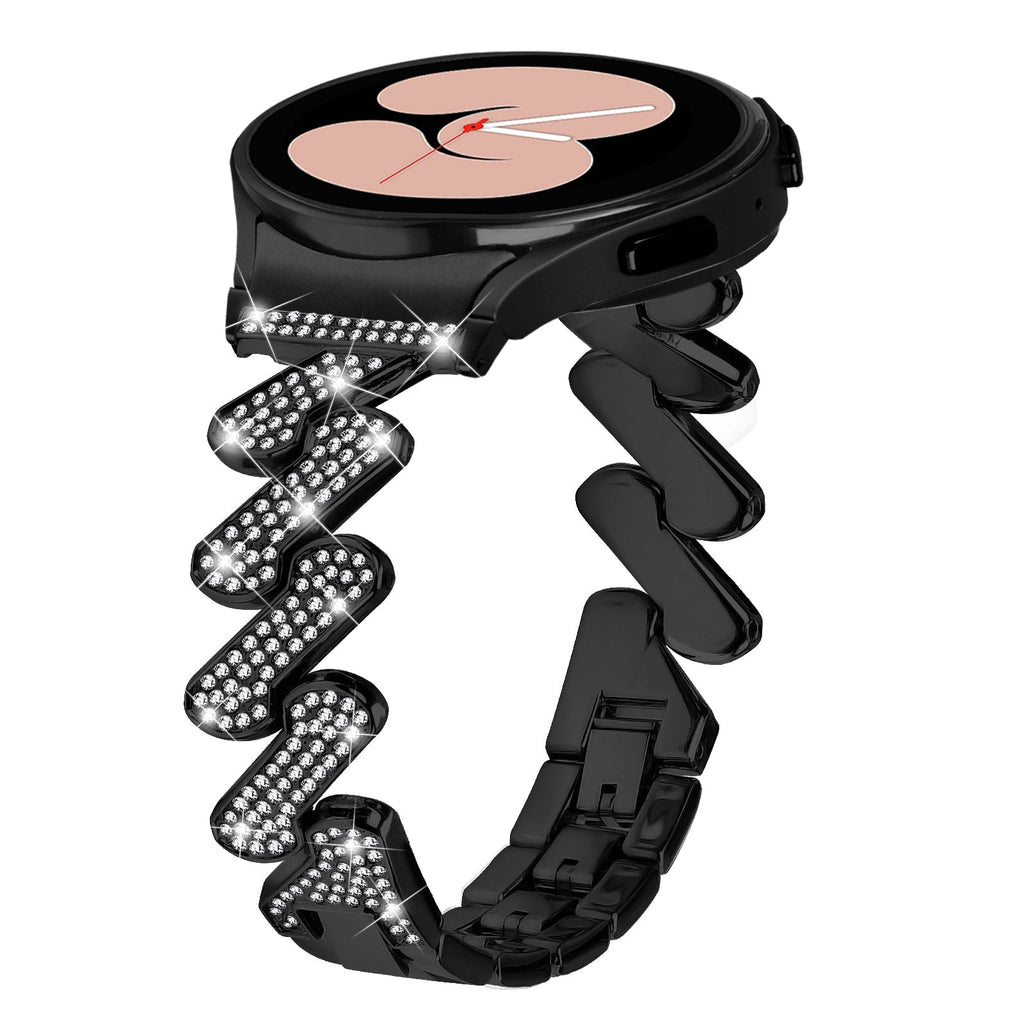20 mm Quick Release Diamonds Style Watch Band For Samsung Galaxy Watch 4 Classic/5 Pro/6 Classic (LSZHYH-Q004)