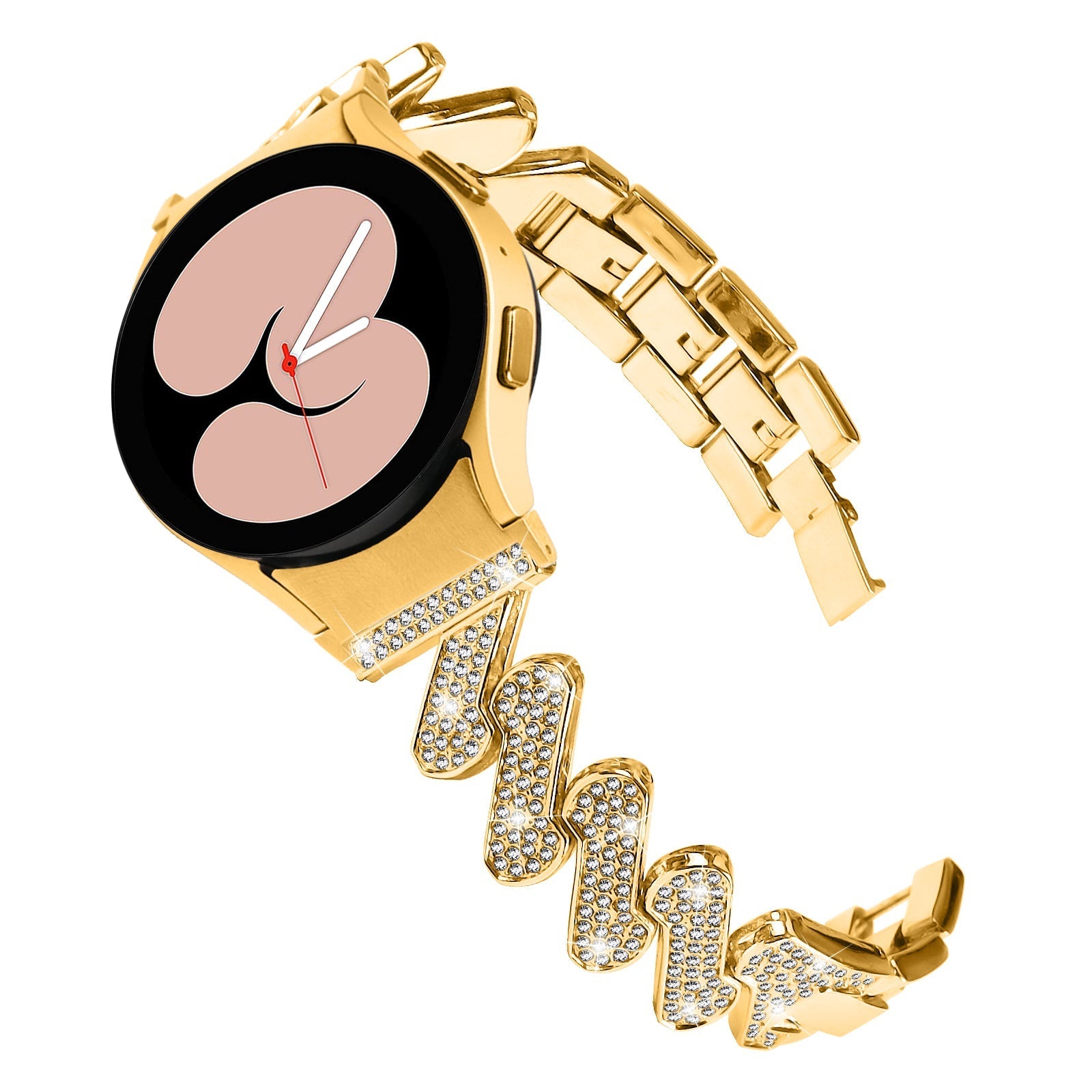 20 mm Quick Release Diamonds Style Watch Band For Samsung Galaxy Watch 4 Classic/5 Pro/6 Classic (LSZHYH-Q004)