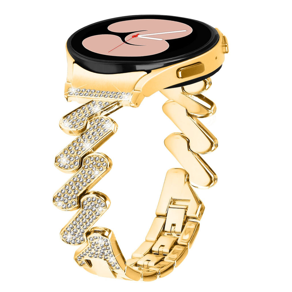 20 mm Quick Release Diamonds Style Watch Band For Samsung Galaxy Watch 4 Classic/5 Pro/6 Classic (LSZHYH-Q004)
