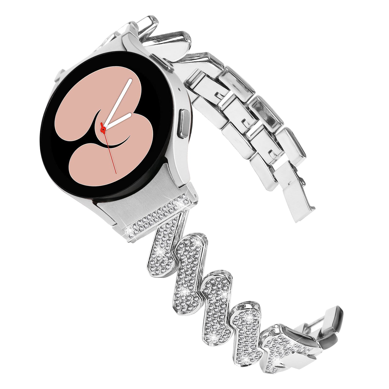 20 mm Quick Release Diamonds Style Watch Band For Samsung Galaxy Watch 4 Classic/5 Pro/6 Classic (LSZHYH-Q004)