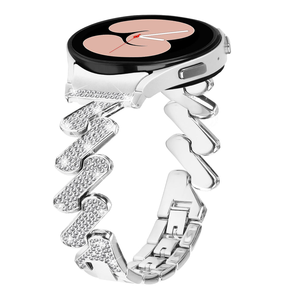 20 mm Quick Release Diamonds Style Watch Band For Samsung Galaxy Watch 4 Classic/5 Pro/6 Classic (LSZHYH-Q004)