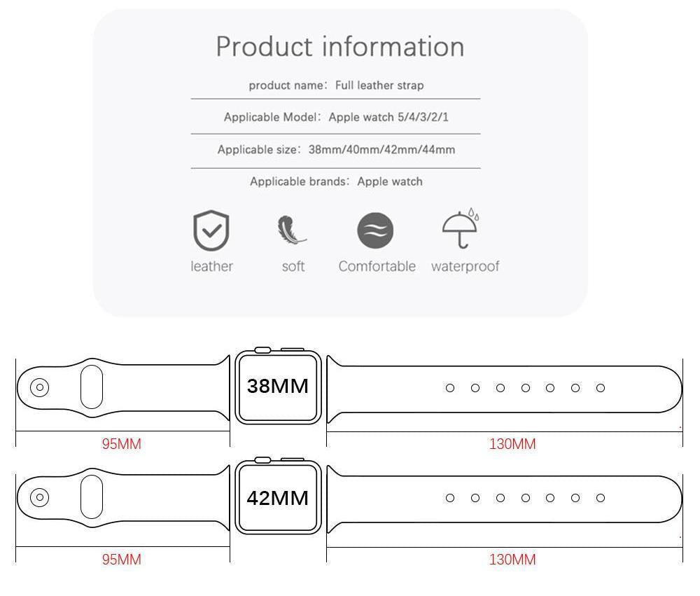 Apple Watch Business Leather Watch Band (LSZHYJ-001)