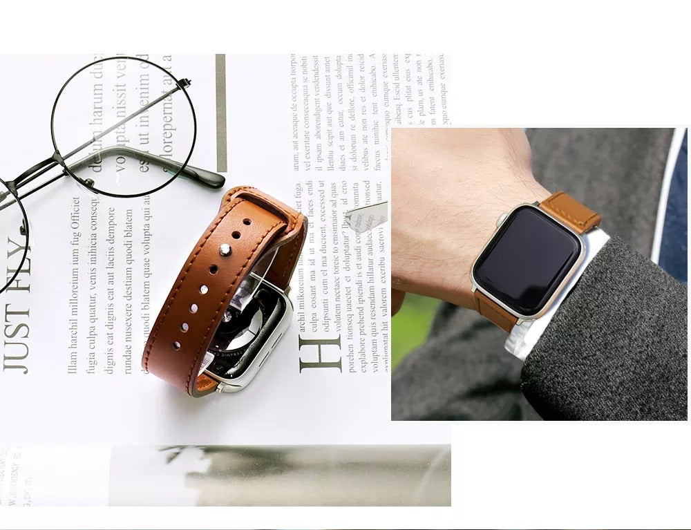 Apple Watch Business Leather Watch Band (LSZHYJ-001)