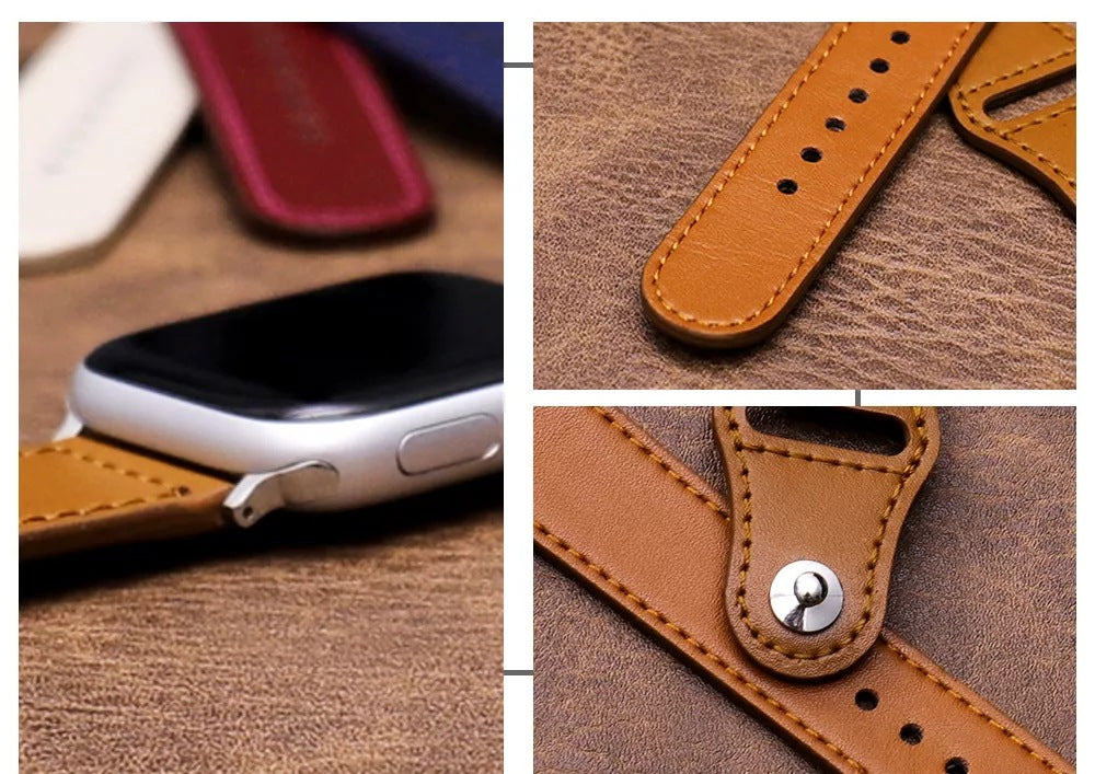 Apple Watch Business Leather Watch Band (LSZHYJ-001)