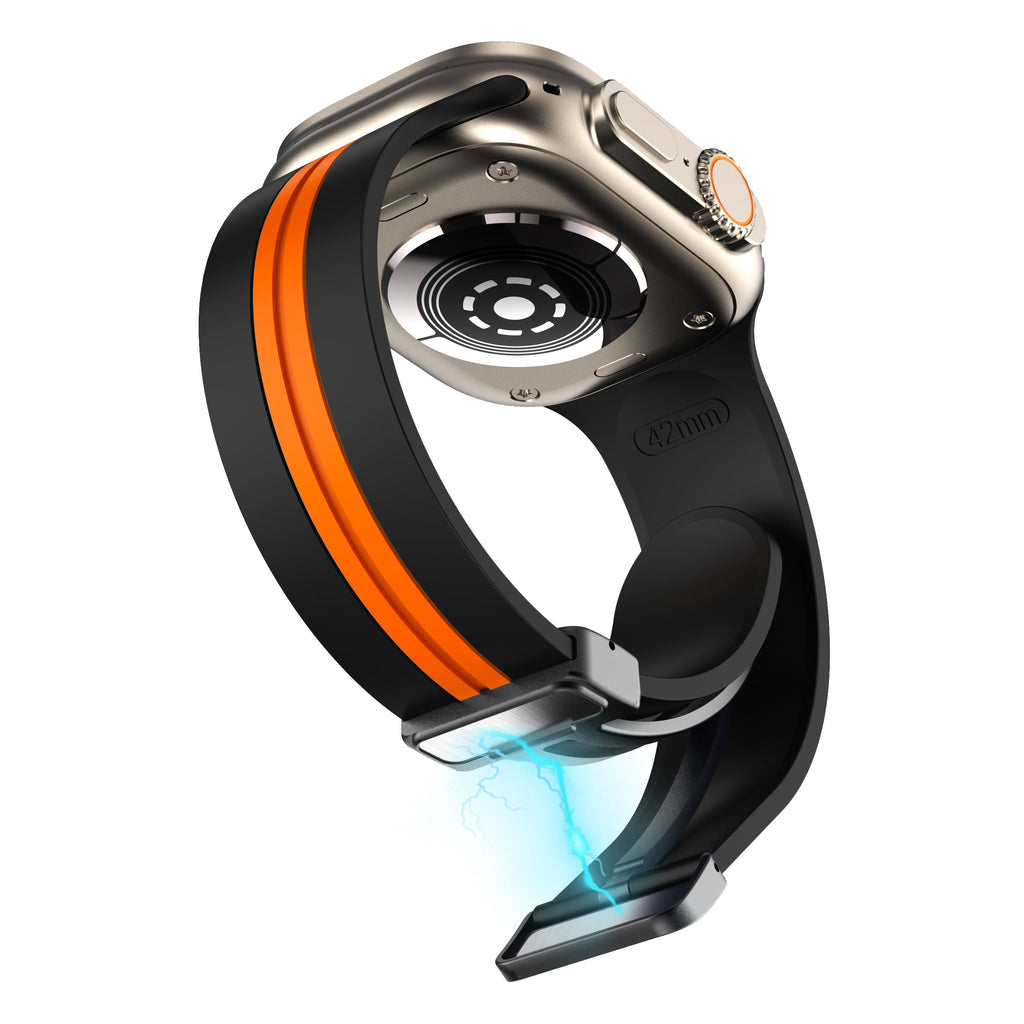 Apple Watch Double Color Magnetic Folding Buckle (LXMM-012)