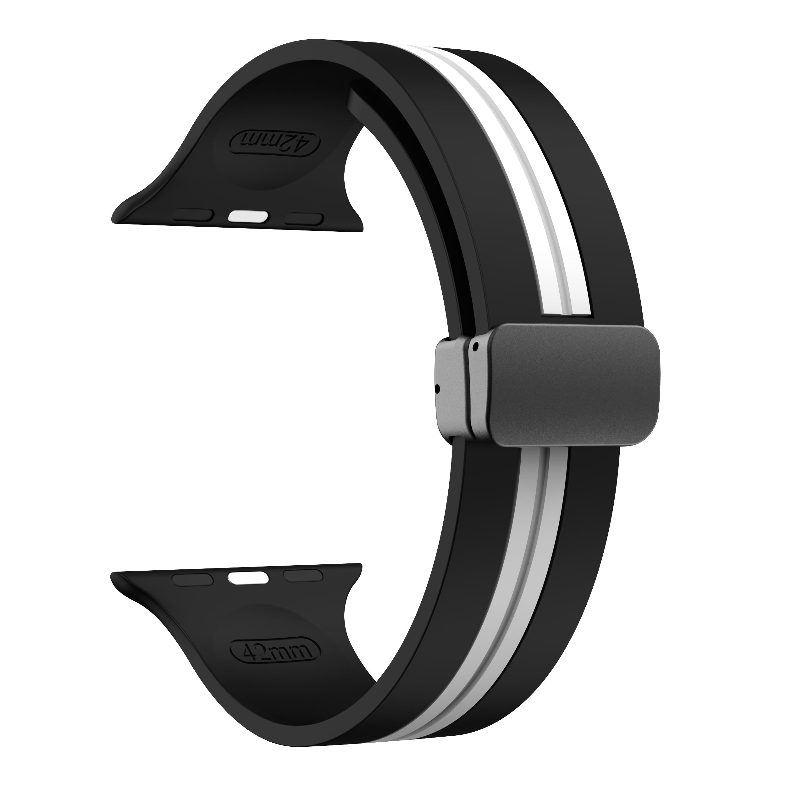 Apple Watch Double Color Magnetic Folding Buckle (LXMM-012)